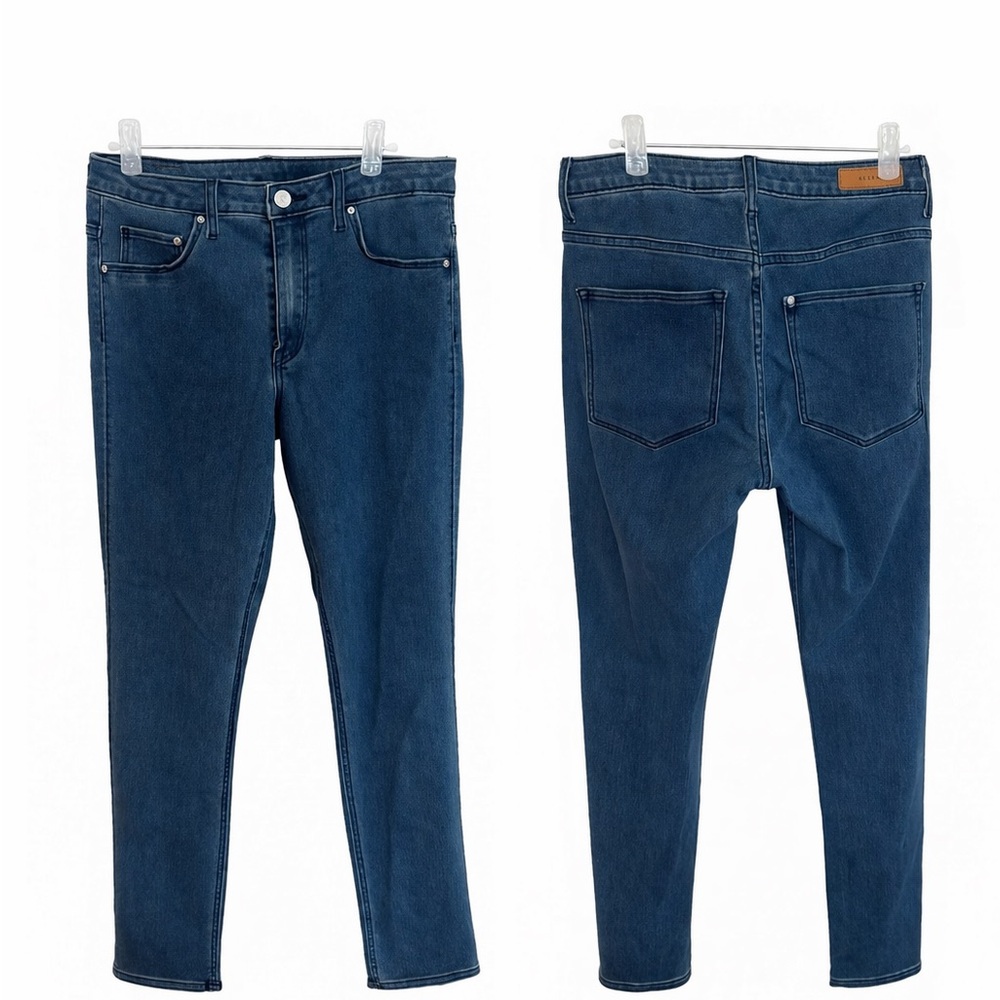 H&M Women’s High-Rise Skinny Stretch Jeans — Dark Blue